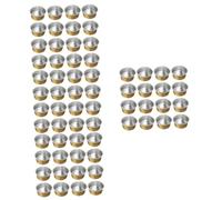 4 Juegos Recipiente Para Derretir Cera Papel De Aluminio Cacerola Mini Latas De Pastel Casos De Muffins Tulipán Máquina De Cera Quemador Cuadrado Mollete Fusor Golden 25 Piezas * 4 Angoily