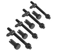 4 Juegos Tornillo Tensor de Cadena 45 52 58cc, Metal Negro | Ajuste Rápido y Resistente al Desgaste, para Conjunto Tensor y Trabajos Forestales Intensivos