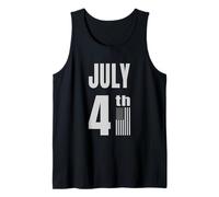 4 July Independence Day USA Bandera patriotica Camiseta sin Mangas