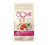 WELLNESS CORE Océano Esterilizado 4 kg, Salmón - Croquetas para Gatos Esterilizadas, 100% Naturales, hipoalergénicas, ricas en Pescado