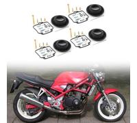 4 kits de reparación de carburador de membrana de diafragma de vacío para Suzuki Bandit GSF400 GSF400P adecuado para reparación y mantenimiento de carburadores de motocicleta