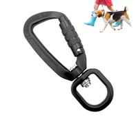 4 KN Locking Swivel Carabiner, Anti-Slip Carabiner Buckle for Climbing, Camping, Hiking, Backpacking, Hammock, Gimnasio, Fishing, Travel, Durable, Heavy Duty, Secure and Easy to Use