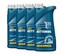 MANNOL MN1101-1 Aceite para motosierras 1L | Para todas las motosierras eléctricas y de gasolina, aceite adhesivo