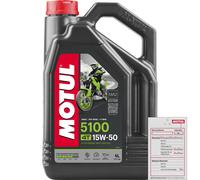 4 L Motul 5100 15W-50 4T Moto Motocicleta API SP JASO MA2 Aceite Motor