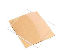 4 láminas cuadradas de acrílico transparente - Paneles personalizables cortados con láser (2 mm - 12 mm) for proyectos de bricolaje y exhibiciones(200x200mmx3mm)