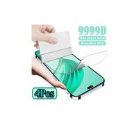 4 láminas de hidrogel de cobertura total para Honor X8c, X7c, X6b, X9c, GT400/300/200Lite, Play9A - Compatible con pantalla HD