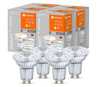 4 Ledvance Smart+ Bombillas LED WiFi GU10 4,9W 50W 350lm Reflector Vidrio