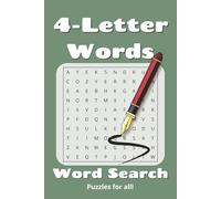 4 Letter Words Word Search Puzzle Book: Word Searches with Easy to Read Print with 4 Letter Words | 6x9 inches, 110 pages | 50+ Puzzles ... Gift for Vacations, Holidays and Free Time