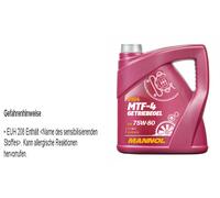 4 Litro Original MANNOL Aceite Motor MTF-4 Aceite Lubricante 75W-80 Gear Oil
