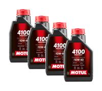 4 Litros De Aceite De Motor Motul 4100 Protect 10W40 Technosíntesis API SL CF
