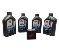 4 LITROS DE ACEITE Shell Advance 10w 40 + FILTRO ORIGINAL HONDA SH 125/150/300