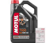 4 Litros MOTUL Aceite Motor 7100 10W-50 4T API SP, JASO MA2 (2023)