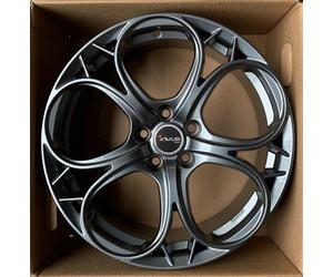 4 Llantas Aleación Avus Negro 17" ALFA ROMEO 7,5J 5 Tornillos Offset 30