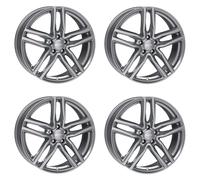 4 Llantas Alutec Ikenu 8.0Jx18 ET45 5x108 GRA para JAGUAR X-Type XE XF XJ