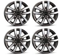 4 Llantas Borbet CW5 6.0x16 ET68 5x118 ANTP para Citroën Jumper