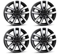 4 Llantas Borbet CW5 6.5x16 ET66 5x130 SWMP para Opel Movano