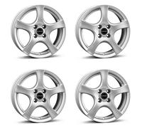 Llantas Borbet F 6.0x15 ET40 4x100 SIL para Dacia Dokker Lodgy Logan Sandero