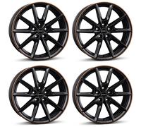 4 Llantas Borbet LX18 8.0x18 ET40 5x112 SWMCOP para Mercedes A B C CL CLA CLE E
