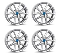 4 Llantas Borbet N 6.5x17 ET44 5x112 SIL para Mercedes A B C CLA GLA GLB