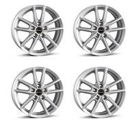 4 Llantas Borbet W 7.0x17 ET40 5x108 SIL para Land Rover Discovery