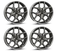 4 Llantas Borbet Y 7.5x17 ET47 5x114.3 TITAM para Mazda 3 3 MPS 3 Sport 5 6 6 MP