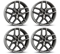 4 Llantas Borbet Y 8.5x19 ET44 5x112 TITAM para Mercedes A B C CL CLA CLE E EQA