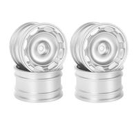 4 Llantas de aleación de Aluminio for Tam-IYA M03 M04 M05 M06 M07 M08 MB-01 XM-01 MF01-XM. Mejoras de chasis.(Army Green)