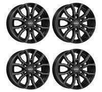 Dezent Wheels Llantas KC Black 6.5x17 6x130 Negra FL6