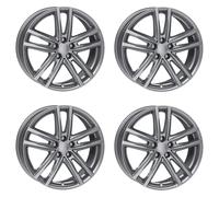 4 Llantas Rial X10 7.5Jx17 ET52 5x112 GRA para BMW 1 2 X1 X2