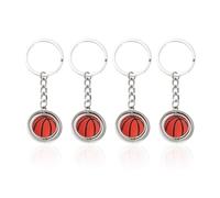 4 Llaveros Giratorios De Baloncesto, Coles Giratorios, Recompensas De Competencia, Recuerdos De Viaje, Regalos De Ocio para Amigos.