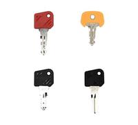 4 llaves de encendido 801 530 701 702 reemplazo compatible con carretilla elevadora Jungheinrich Komatsu Linde carretilla elevadora