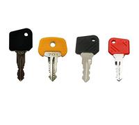 4 llaves de encendido de repuesto para carretilla elevadora Jungheinrich Ant BT compatible con carretillas elevadoras Komatsu Linde Stapler Ant Still 801 530 701 702