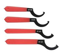 4 llaves redondas de acero para tuercas de rueda y muebles, llave de reparación de automóviles, llave de reparación de automóviles, 4 unidades