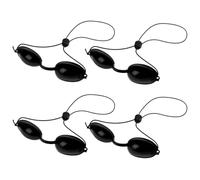 4 Lunettes de Protection UV Professionnelles pour Solarium et Luminothérapie, Confortables et Ajustables, Protection contre les Rayons UVA/UVB/Infrarouges, pour Usage en Institut et à Domicile