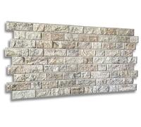 4 m², 10 unidades, panel de pared de plástico PVC en 3D, aspecto de piedra, flexible y personalizado, panel decorativo de PVC, diseño de pared vintage, sala de estar, cocina, dormitorio, baño