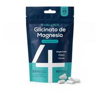 4 Magnesio Complex Triple Magnesium Citrato y Bisglicinato con Vitamina B6 | Complejo de Magnesio, Trimagnesio Citrato Glicinato y Malato con B6, 250 mg elemental, 90 cápsulas, Triple Complex