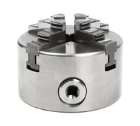 4 mandíbulas para torno, autocentrador, alimento de cuatro mordazas, mandril giratorio Chuck Torneador, portabrocas de tres mordazas, 80 mm