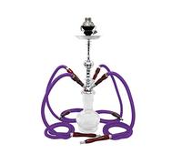 4 Manguera 56 cm Hookah Shisha Narguile agua tubo vidrio fumar venta H-0670