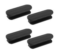 4 Manijas De Gabinete Negras, Manijas De Puertas Autoadhesivas, Manijas De Puertas De Plástico, Manijas De Puertas De Vidrio, Accesorios Para Muebles, Manijas De Puertas Duraderas