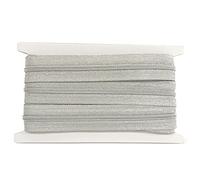 4 Metros Cremallera Continua de Nylon + 10 Cursores Deslizadores de Metal 5#, Cremallera para Coser Ropa, Cremallera de Costura, Cremallera por Metros, (4 Metros, Plata-Plata)