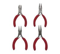 4 Mini - Alicates Corte Diagonal Pinzas de Punta Aguja Redondo Modelismo Set