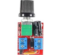 4 mini reguladores LED de 5 A 90 W, controlador de velocidad PWM de motor CC | Interruptor de control de velocidad de 3 V, 6 V, 12 V, 24 V, 35 V, tamaño ultra pequeño