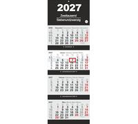 4-Monatsplaner 2027: Alle Termine im Blick: Der praktische Wandkalender für beste Übersicht in neutralem Design. Jeweils vier Monate auf einem Blatt. Hochformat 33 x 92 cm