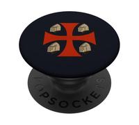 4 Mori Sardegna Bandera de Cerdeña Regalo Medieval PopSockets PopGrip Adhesivo