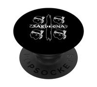 4 Mori Sardegna Flag sardinia regalo PopSockets PopGrip Adhesivo