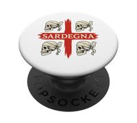 4 Mori Sardegna Flag sardinia regalo PopSockets PopGrip Adhesivo