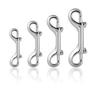 4 mosquetones dobles, pequeños mosquetones, mosquetones para perros, mosquetón para montañismo, hamaca, correas para perros, correas para colgar objetos