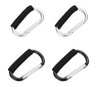 4 mosquetones, hebilla de elevación resistente con cubierta antideslizante, hebilla de piezas, hebilla de elevación multifuncional, hebilla para colgar en carro