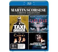 4 Movies - Martin Scorsese Collection - Taxi Driver / Cape Fear / Casino / Shutter Island - Blu-ray Set