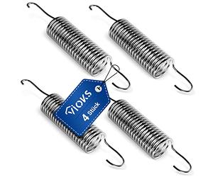 4 muelles para lavadora Miеle 4176890 4473970 Muelle de extensión de acero inoxidable apto para secadora y lavadora Miеle - Piezas de repuesto aptas para Miеlе